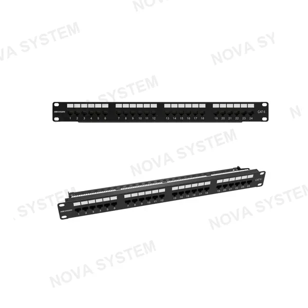 HIKVISION HIKVISION DS-1CP6U24-1U Patch Panel 24 Puertos Cat6