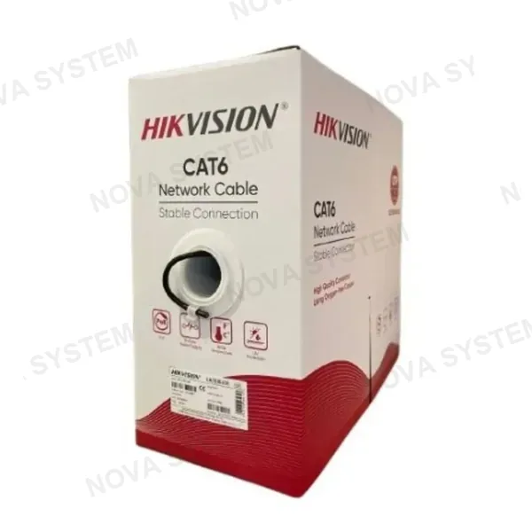 HIKVISION HIKVISION DS-1LN6-OUSPE Cable de Red UTP Cat6 Exterior Negro 305m