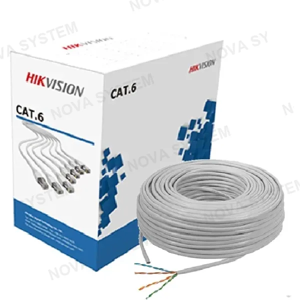 HIKVISION HIKVISION DS-1LN6-UE-W Cable de Red UTP Cat6 Interior Blanco 305m