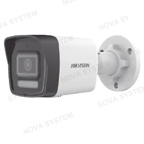 HIKVISION HIKVISION DS-2CD1043G2-LIUF/SL Cámara de seguridad IP 4MP tubo 2.8mm audio 2 vías luz y sirena de alarma