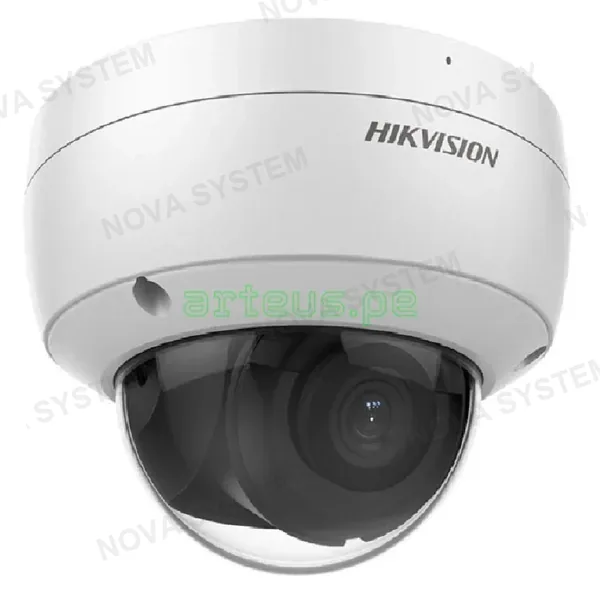 HIKVISION HIKVISION DS-2CD2123G2-IU Cámara de seguridad IP 2MP domo 2.8mm IR30 antivandálica audio WDR