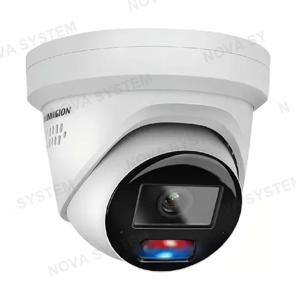 HIKVISION HIKVISION DS-2CD2387G3-LIS2UY/SRB Cámara de Seguridad IP 8MP Lente Fijo Audio Luz Estrobo