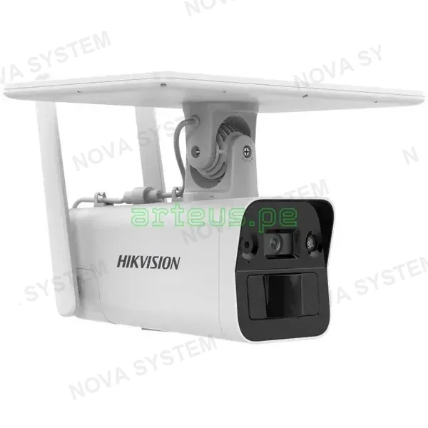 HIKVISION HIKVISION DS-2XS2T41G1-ID/4G Cámara de seguridad Solar 4MP tubo 4G con panel solar