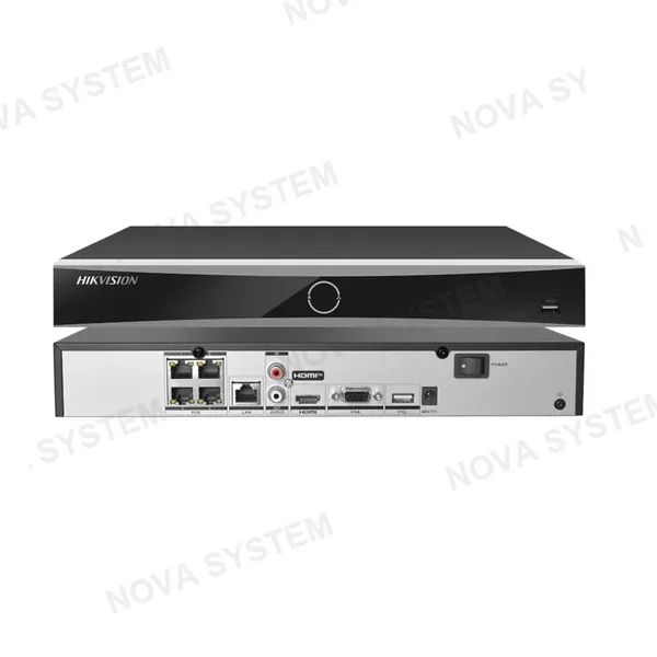 HIKVISION HIKVISION DS-7604NXI-K1/4P NVR PoE 4 Canales 4K 12MP 1HDD 40Mbps 50W Acusense