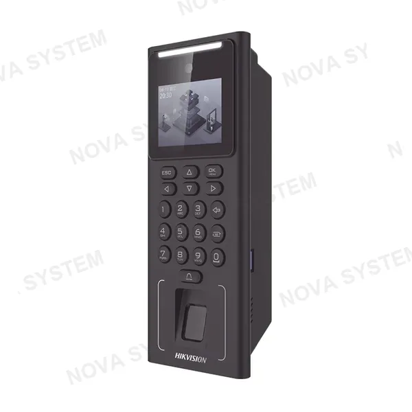 HIKVISION HIKVISION DS-K1T321EFWX-B Control de Acceso y Asistencia WiFi con Lector de Huella Rostro Tarjeta Batería de Respaldo