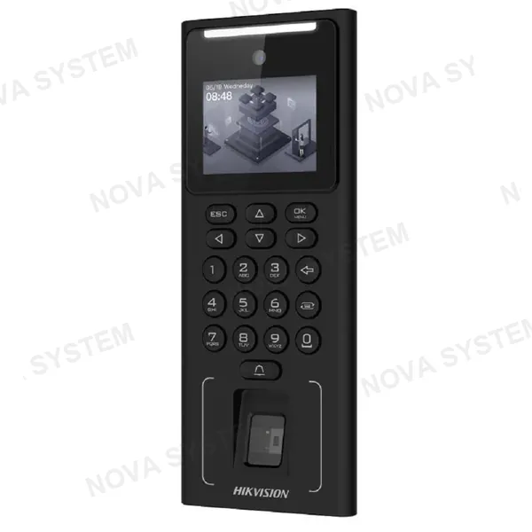 HIKVISION HIKVISION DS-K1T321EFX Control de Acceso y Asistencia 2MP 2.4" con lector de Rostro Huella Tarjeta PIN