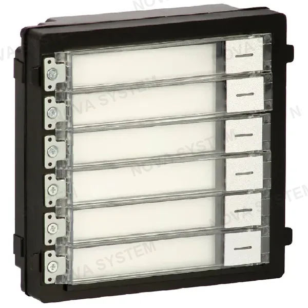 HIKVISION HIKVISION DS-KD-KK Módulo 6 Botones para Videoportero Multidepartamentos