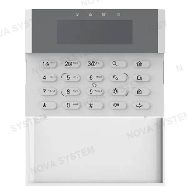 HIKVISION HIKVISION DS-PK1-LRT-HWB AX PRO Teclado LCD Alfanumérico Cableado Serie AX