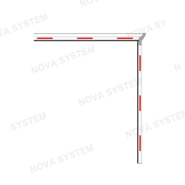HIKVISION HIKVISION DS-TMG002-3D Brazo Plegable 1.5m+ 1.5m para Barrera Vehicular