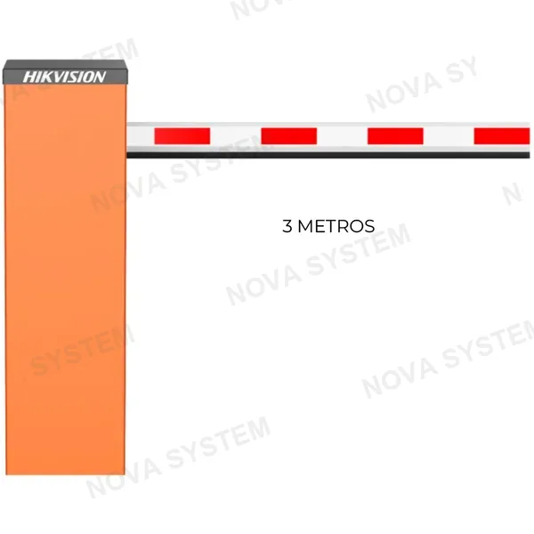 HIKVISION HIKVISION DS-TMG510-M(3M) Tranquera Barrera Vehicular Brazo Recto 3m
