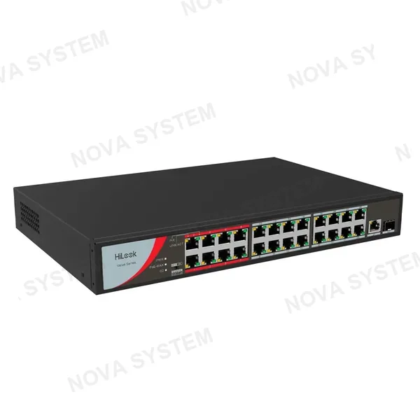 HILOOK HILOOK NS-0326P-230 Switch PoE 24 Puertos 100Mbps 230W 250m