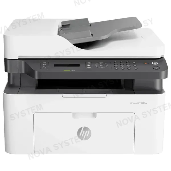 HP HP 4ZB84A Impresora Multifuncional LaserJet 137fnw blanco y negro