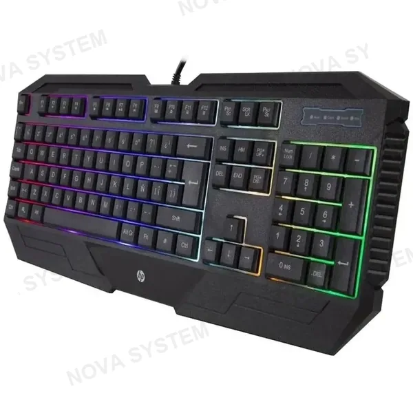 HP HP K110 Teclado gamer RGB retroiluminado 104 botones USB - 7JH31AA#ABM