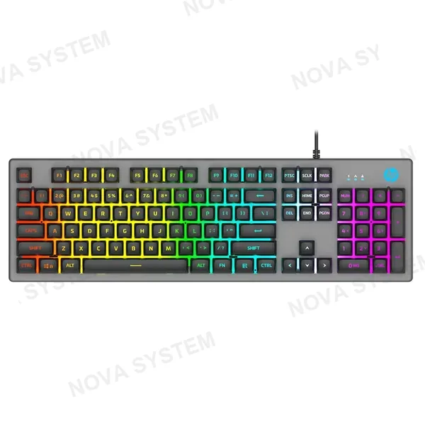 HP HP K500F 7ZZ97AA Teclado Gamer RGB retroiluminado 104 botones USB
