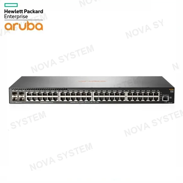 HPE ARUBA HPE ARUBA 2930F Switch 48 puertos Giga 4SFP+ 1/10 GBE 32w JL254A