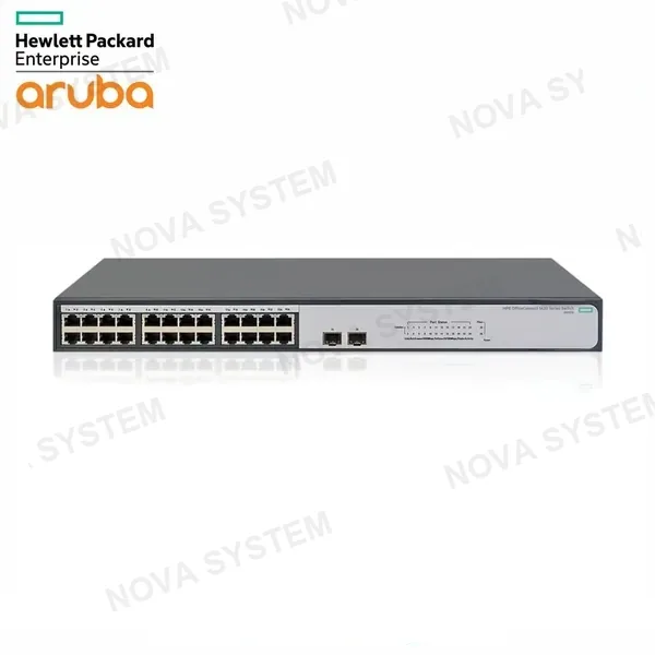 HPE ARUBA HPE ARUBA JH017A#ABA - Switch HP 1420-24G-2SFP, 24 puertos RJ-45 LAN GbE, 2 puertos SFP 100/1000.