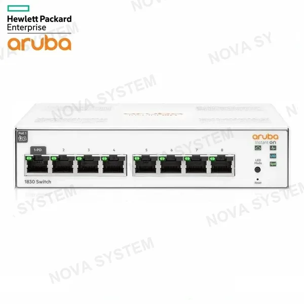 HPE ARUBA HPE ARUBA JL810A Switch Instant on 8 puertos Gigabit administrable JL810A