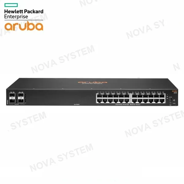 HPE ARUBA HPE ARUBA R8N88A Switch gestionable 24 puertos conmutador CX6000, Gigabit, 4SFP