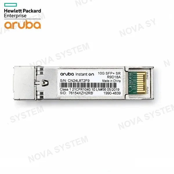 HPE ARUBA HPE R9D18A Módulo Transceiver ARUBA Instan On 10G SFP+ LC SR 300m OM3 MMF Multimodo