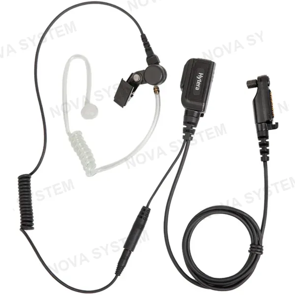 HYTERA HYTERA EAN22 Auricular con PTT, desmontable, con Tubo acústico, Transparente.