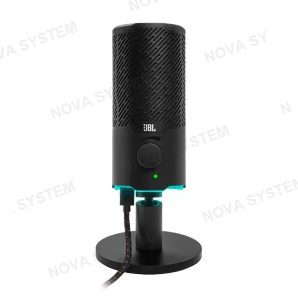 JBL JBL QUANTUM STREAM Micrófono USB premium doble para streaming, grabación y juegos (JBLQSTREAMBLKAM)