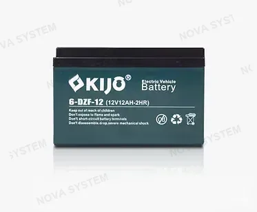 KIJO KIJO 6-DZF-12 Bateria 12V-12AH para Vehiculo Electrico 15.1x9.9x9.8cm
