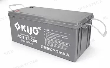 KIJO KIJO JDG-12-200AH Batería 12V-200AH AGM-GEL para UPS y Paneles Solares 52.2x24x22.2cm