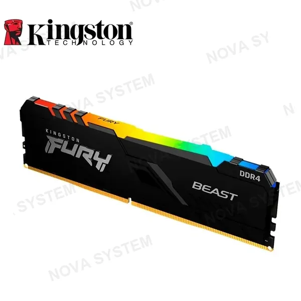 KINGSTON KINGSTON KF436C18BBA/16 - MEMORIA RAM FURY BEAST, 16GB, DDR4, 3600 MHZ, PC4-28800, CL18, 1.35V.