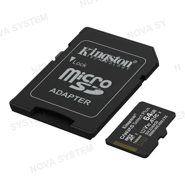 KINGSTON KINGSTON SDCS3/64GB CANVAS SELECT PLUS Memoria MicroSD 64GB