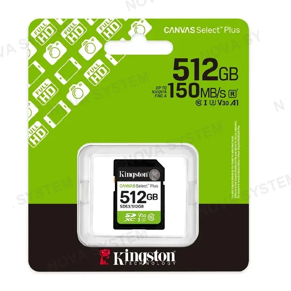 KINGSTON KINGSTON SDS3/512GB CANVAS SELECT PLUS Memoria MicroSD 512GB