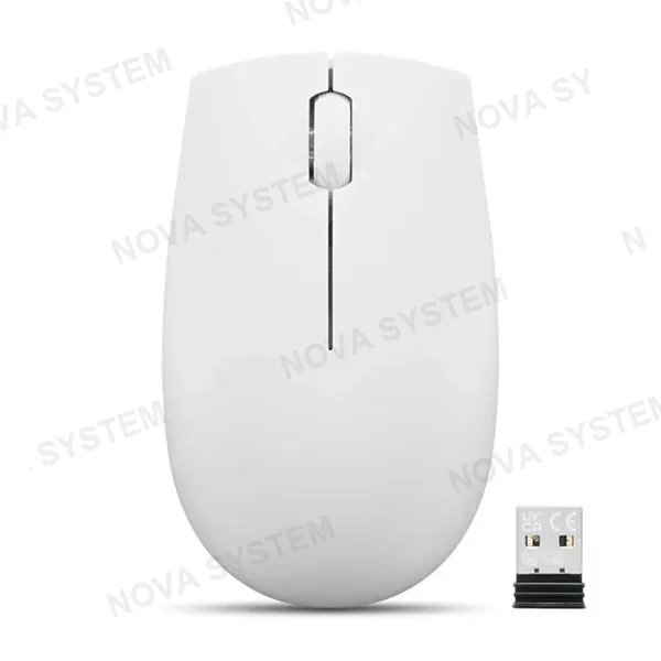 LENOVO LENOVO 300 Mouse Inalámbrico Compacto 1000DPI Gris Nube GY51L15686