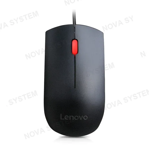 LENOVO LENOVO Essential 4Y50R20863 Mouse Óptico Ambidiestro USB 1600 DPI Negro