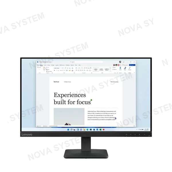 LENOVO LENOVO L24-4E Monitor Plano 23,8" FHD IPS 1920x1080 WLED 92 DPI 68C2KAC1LA