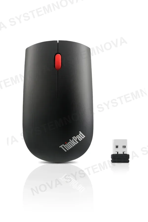 LENOVO LENOVO ThinkPad Mouse Inalámbrico Ambidiestro Nano USB Sensor Óptico 1200 DPI Negro 4X30M56888