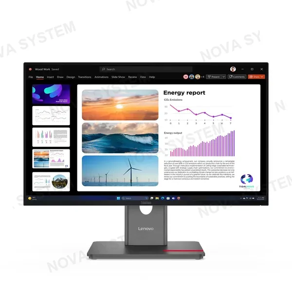 LENOVO LENOVO ThinkVision P24Q-40 Monitor Plano 23.8“ 2560x1440 WLED 123 DPI 64B2GAR1LA