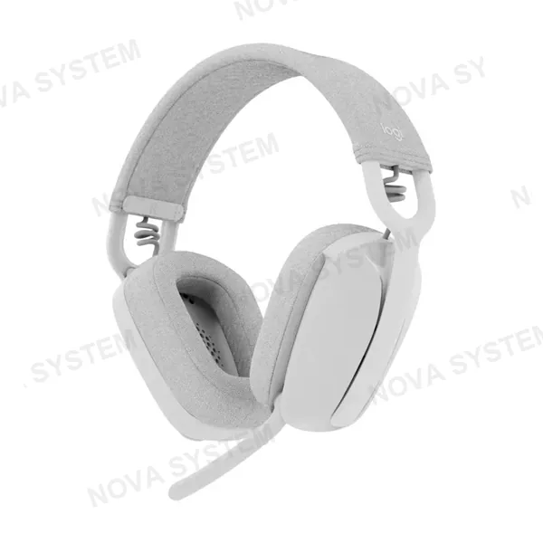 LOGITECH LOGITECH 960-001446 ZONE VIBE 100 Audífonos inalámbricos ligeros con micrófono, Blanco, 981-001218