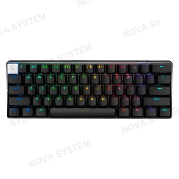 LOGITECH LOGITECH G PRO X 60 Teclado inalámbrico gamer RGB LIGHTSPEED, Bluetooth, Negro, 920-011902