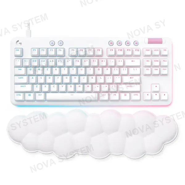 LOGITECH LOGITECH G713 Teclado gamer RGB con almohadilla confortable, 920-010413