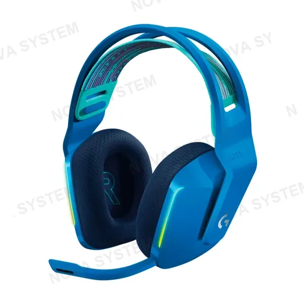 LOGITECH LOGITECH G733 Audífonos inalámbrico gamer RGB con micrófono LIGHTSPEED, Azul, 981-000942