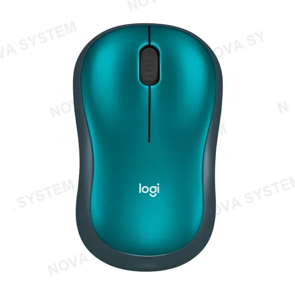 LOGITECH LOGITECH M185 Mouse inalámbrico compacto Verde, USB 2.4GHz, 1000dpi, 910-003636