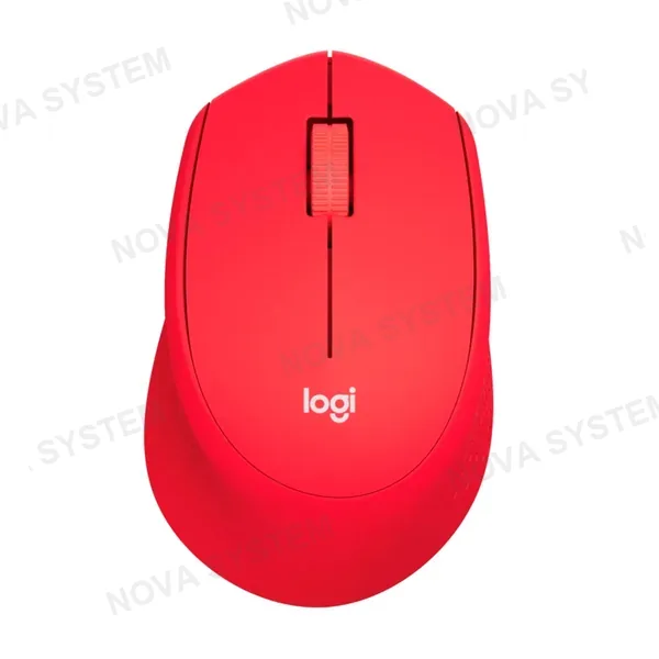 LOGITECH LOGITECH M280 Mouse óptico inalámbrico Rojo, USB, 2.4 Ghz, 1000 dpi, 910-004286