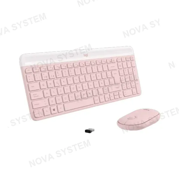 LOGITECH LOGITECH MK470 Kit Teclado Y Mouse USB Inalámbrico Rosado