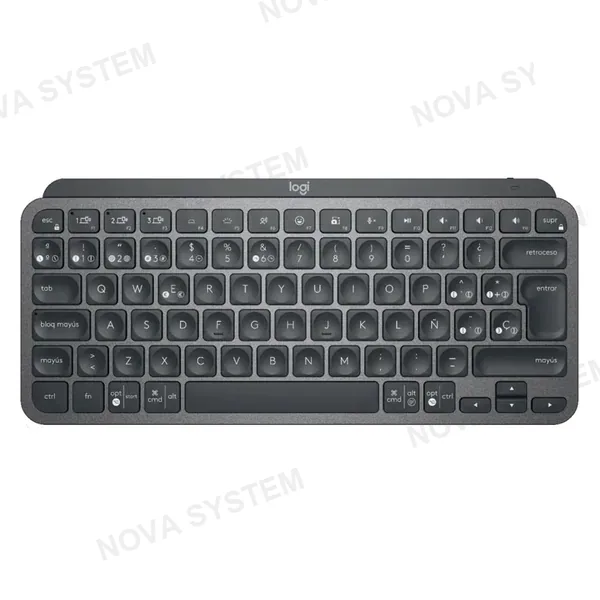 LOGITECH LOGITECH MX KEYS MINI Teclado inalámbrico iluminado minimalista, Negro, 920-010476