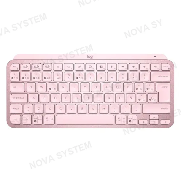 LOGITECH LOGITECH MX KEYS MINI Teclado Inalámbrico Iluminado Rosado