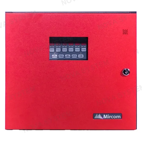 MIRCOM MIRCOM FA-106R Panel de Alarma contra incendio convencional 6 zonas 24v 2 hilos