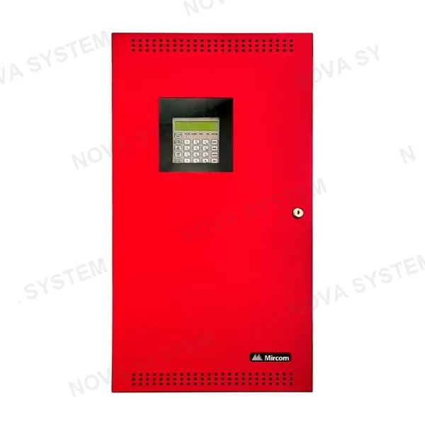 MIRCOM MIRCOM FA-301-12DDR Panel de alarma contra incendio convencional 12 zonas con pantalla LCD
