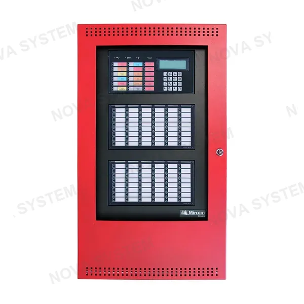 MIRCOM MIRCOM FX-401R Panel de alarma contra incendio direccionable de 240 puntos expandible a 3 lazos