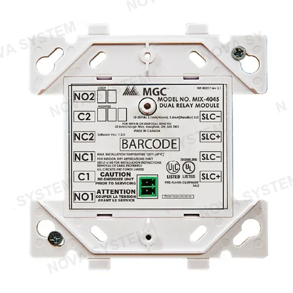 MIRCOM MIRCOM MIX-4045 Módulo de control para serie FX400