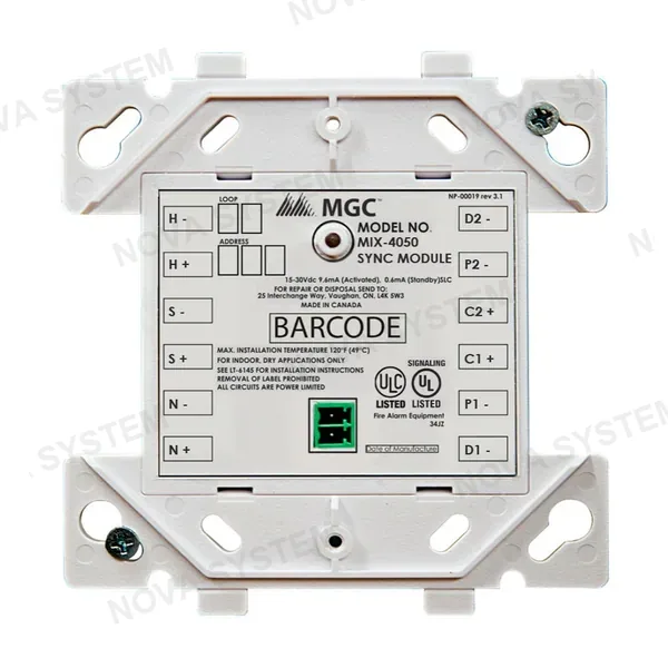 MIRCOM MIRCOM MIX-4050 Módulo de sincronización serie FX400