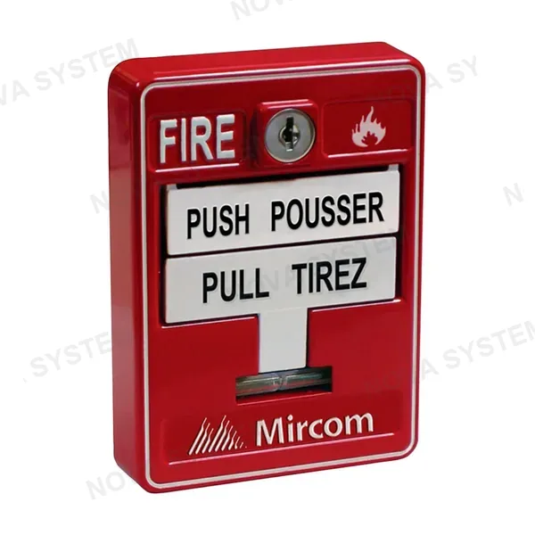 MIRCOM MIRCOM MS-710MPU Estación manual direccionable doble acción con llave